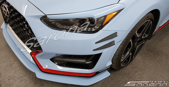 Custom Hyundai Veloster  Hatchback Eyelids (2018 - 2020) - $119.00 (Part #HY-002-EL)